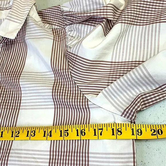 A NEW DAY Long Sleeve  Button Down Long Tunic Shirt Dress Women Size XS - Picture 8 of 14